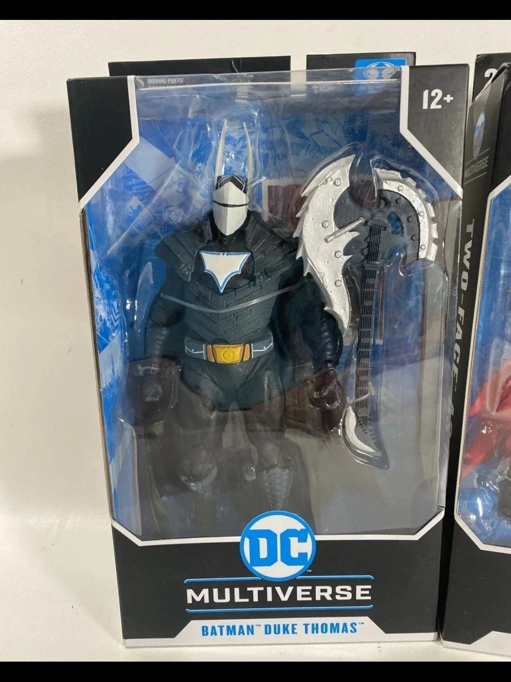 DC Multiverse Two-Face as Batman & Batman, Duke Thomas 2 PC Lot action figures